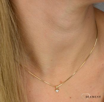 Złota zawieszka DIAMENT białe złoto, diamenty. Wisiorek z diamentem, zawieszki z diamentami (5).JPG